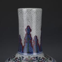 仿古瓷器鴛鴦雙耳瓶客廳擺件 景德鎮陶瓷花瓶 裝飾擺件瓷器 粉彩 歷史價格詳細信息