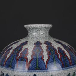 仿古瓷器鴛鴦雙耳瓶客廳擺件 景德鎮陶瓷花瓶 裝飾擺件瓷器 粉彩 歷史價格詳細信息