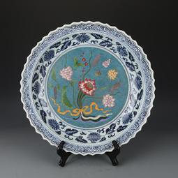 明青花復古四單杯仿古瓷器古董古玩茶具景德鎮陶瓷器品茗杯 歷史價格詳細信息