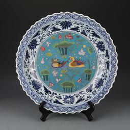 仿古瓷器鴛鴦雙耳瓶客廳擺件 景德鎮陶瓷花瓶 裝飾擺件瓷器 粉彩 歷史價格詳細信息