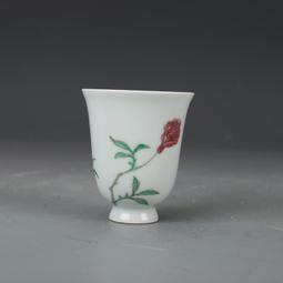 大清康熙祭藍五彩花鳥紋觀音瓶 仿古瓷器古董真品古玩收藏擺件 歷史價格詳細信息