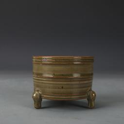 古董古玩官窯老瓷器香爐 清乾隆年礬紅海水龍紋洗 包老保真老物件 歷史價格詳細信息