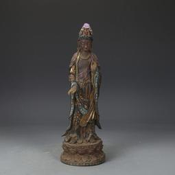 古法琉璃彩繪觀音擺件 仿古瓷器古董古玩老貨收藏真品 歷史價格詳細信息
