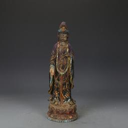 古法琉璃彩繪觀音擺件 仿古瓷器古董古玩老貨收藏真品 歷史價格詳細信息