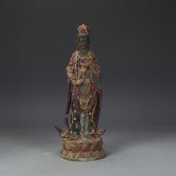 古法琉璃四臂觀音菩薩汽車車掛件吊墜飾品高檔次貼金佛像新年禮 歷史價格詳細信息