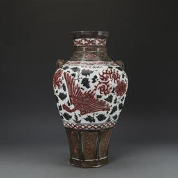 大明洪武青花釉里紅人物紋玉壺春瓶仿古瓷器古董古玩舊貨老貨擺件 歷史價格詳細信息