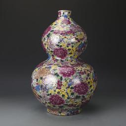 大清雍正胭脂紅描金浮雕昆蟲玉壺春瓶 仿古瓷器古董古玩收藏真品 歷史價格詳細信息