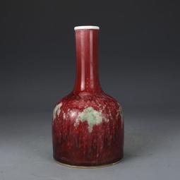 大清康熙祭藍五彩花鳥紋觀音瓶 仿古瓷器古董真品古玩收藏擺件 歷史價格詳細信息