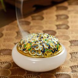 玉石香爐家用室內沈香檀香熏香爐財神觀音上供香爐供奉供佛線香爐 歷史價格詳細信息