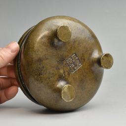 古董宣德爐手工銅爐鏨刻龍紋獅耳彝爐擺件古玩收藏品純銅老包漿 歷史價格詳細信息