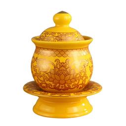 佛前供具水杯花瓶供盤香爐用品琉璃供佛供財神爺銅燈佛具大全家用 歷史價格詳細信息