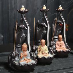 藏香陶瓷倒流香薰爐中式香插座家用室內創意臥香爐沉香檀香線香爐 歷史價格詳細信息