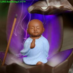 紫砂倒流香爐禪意佛手檀香爐家用室內仿古香薰爐大號香道創意擺件 歷史價格詳細信息