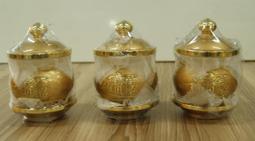 全新 / 銅製 / 供佛杯 / 咖啡色底 / 招財進寶字 / 總高約 11 公分 / 3 個一組 歷史價格詳細信息
