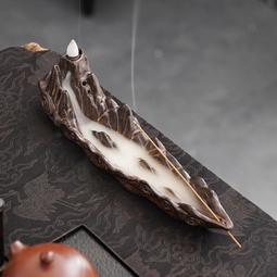 【立減20】紫砂倒流香爐家用室內檀香爐熏香仿古禪意香道龍創意招財擺件新款 歷史價格詳細信息