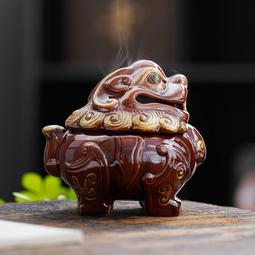 【立減20】陶瓷供佛香筒立式香插招財插香筒竹簽家用插香桶供奉佛具用品 歷史價格詳細信息