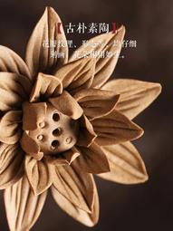 倒流香意境蓮花青蛙古銅色擺件創意花鳥中式桌面禪意小擺件15006 歷史價格詳細信息