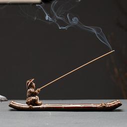 立減20仿古銅臥香爐長款書房茶道香爐香器家用古琴式臥香爐檀香薰爐香盒 歷史價格詳細信息