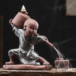 【立減20】紫砂倒流香爐家用室內檀香爐熏香仿古禪意香道龍創意招財擺件新款 歷史價格詳細信息