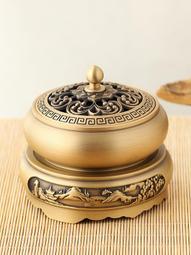 黃銅香爐盤香沈香爐線香爐供奉家用室內香爐熏香爐香薰爐三足香爐 歷史價格詳細信息