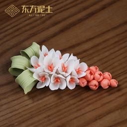 東方泥土陶瓷蓮花水月自在觀音新中式禪意客廳玄關擺件佛像工藝品 歷史價格詳細信息