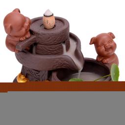 ~倒流香 陶瓷倒流香爐 倒流香粒 點香座佛具 家用塔香沉香熏香檀香爐 禪意擺件~-西溪漫步 歷史價格詳細信息