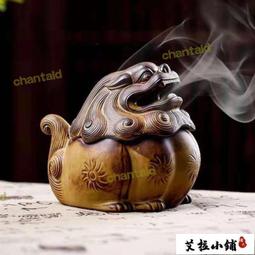 貔貅招財爐．陶瓷貔貅招財守庫聚寶盆 神獸麒麟小盤香爐 香薰爐檀香沉香裝飾擺件 歷史價格詳細信息