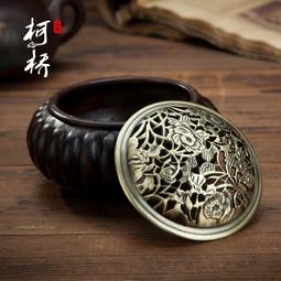 黑檀木臥香爐薰香收納香盒旅行便攜翻蓋收納香盒線香爐工藝品擺件 歷史價格詳細信息