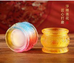 浮雕琉璃蓮花香爐家用室內插香爐供奉爐供佛燒香爐焚香爐佛具用品 歷史價格詳細信息