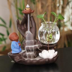 優選倒流香爐家用高山流水創意擺件香薰爐沉香禪意熏香爐招財鎮宅檀香 歷史價格詳細信息