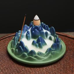 跨境高山流水陶瓷倒流香香爐小和尚擺件香薰爐香座香倒流香批發 歷史價格詳細信息