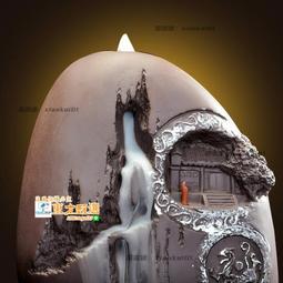 甄選✨倒流香香爐 家用 佛教陶瓷創意禪意茶道家用檀香香薰爐禪意個性擺件高山流水倒流香爐 歷史價格詳細信息