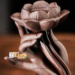 甄選✨蓮花香爐供佛家用陶瓷室內小燒香爐佛堂佛具用品居室觀音仙家財神 歷史價格詳細信息