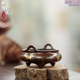 蘇工紫銅香爐家用室內宣德爐檀香熏香爐純銅盤香爐香薰爐香道套裝 歷史價格詳細信息