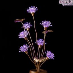 九品LED七彩仿水晶蓮花燈 供佛燈 佛堂燈 佛前燈 佛燈 寺廟佛供燈 歷史價格詳細信息