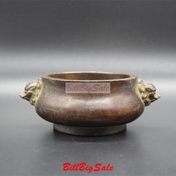 復古香爐官帽耳三足鼎爐銅宣德爐擺件家用供奉室內一柱香把玩件 歷史價格詳細信息