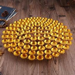 佛具用品蓮花燈座擺件酥油燈架佛手供燈蠟燭臺供佛一對佛前供奉燈 歷史價格詳細信息