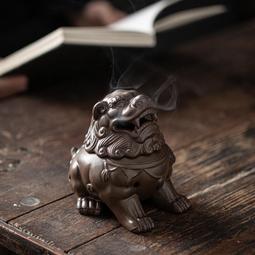 【熱賣】狻猊祥云線香爐香插陶瓷創意香薰爐臥香爐檀香爐香道線香跨境代發 歷史價格詳細信息