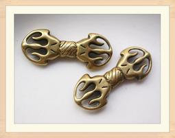 古銅佛教法器金剛杵金剛厥降魔杵一對銅鑄老包漿精美收藏法器 歷史價格詳細信息