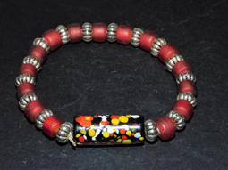 藏傳尼泊爾白銅鎏銀鑲珠子蜜蠟柱，法器，純手工鑲嵌制作，居家佛675 歷史價格詳細信息