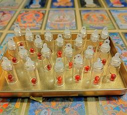 吉祥如意開塔釋迦牟尼佛49色彩堅固子佛腦佛骨佛血舍利子裝藏舍利塔佛塔噶烏盒一瓶 歷史價格詳細信息