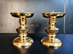 純銅燭台復古家用供奉佛前黃銅金屬蠟燭台擺件酥油燈燈座佛具用品 歷史價格詳細信息