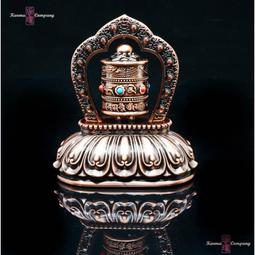 珈瑪-福運寶電動轉經輪 太陽能轉經輪 六字大明咒六字真言-紅古銅色/鋅合金 縮微經文微縮經文 藏傳佛教 佛教用品佛教文物 價格比較,價格查詢,歷史價格詳細信息