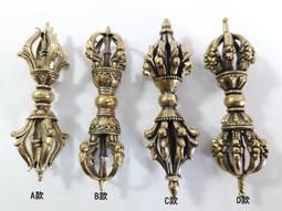 金剛杵黃金色戒指古法制作復古輕奢設計開口活口扳指男士指環潮流-哈囉好物 歷史價格詳細信息