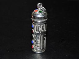 【十方佛教文物】藏傳{雙排}五方佛手轉經輪(避邪平安財運順利) 歷史價格詳細信息