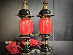 台灣純銅led供佛燈佛供燈長明燈家用供奉觀音燈財神仙家供燈一對 歷史價格詳細信息