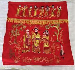 手工盤金繡老繡片兩片合售，灰白綢底手繡&ldquo;龍鳳花鳥蝴蝶&rdquo;圖案非20233 歷史價格詳細信息