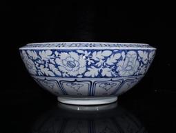 古瓷器 古董瓷器 元代青花釉中彩鬼谷子決篇狗頭蓋罐（40&times;21cm）1800-3890 歷史價格詳細信息