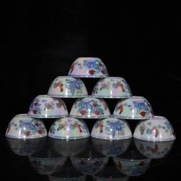 古瓷器 古董瓷器 大明成化五彩釉下彩魚藻紋瓶（23&times;10.5cm）600-11773 歷史價格詳細信息