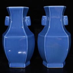 大清康熙年制綠地青花人物棒槌瓶 古董古玩收藏品 老貨舊貨擺件 歷史價格詳細信息